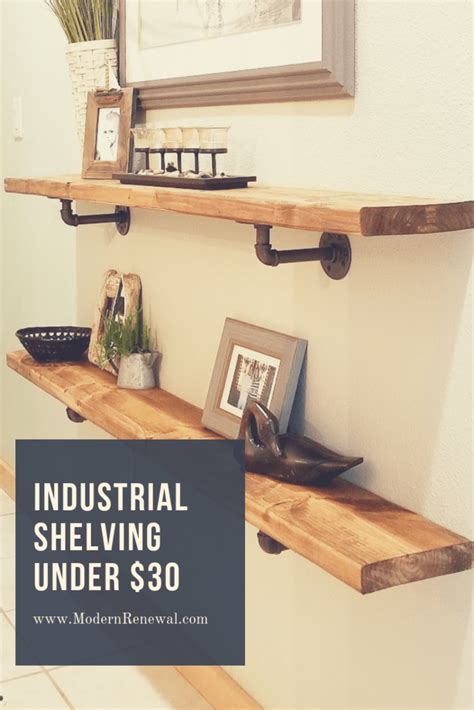 diy pipe shelf bracket